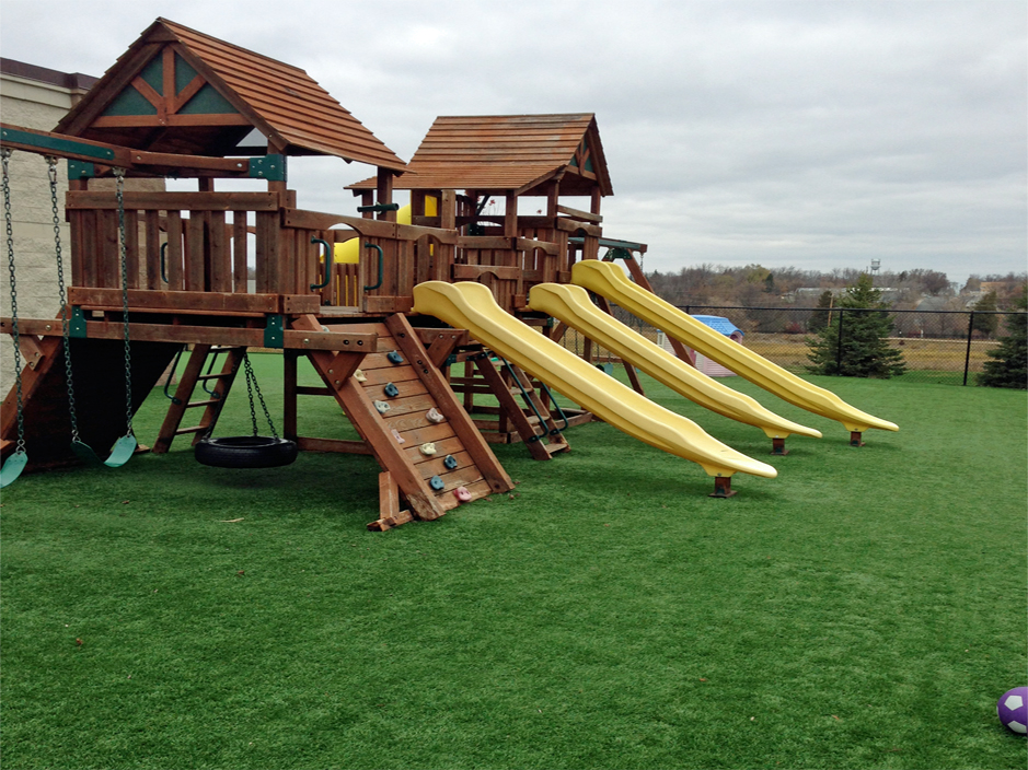 Fake Turf Placitas, New Mexico Playground, Commercial Landscape