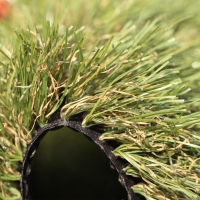 All Natural 75 oz Artificial Grass. Field Green, Olive Green colors. brown and green thatching.