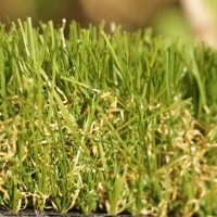 Artificial synthetic fake grass turf green olive green brown thatch plushy soft durable natural lawn realistic turf