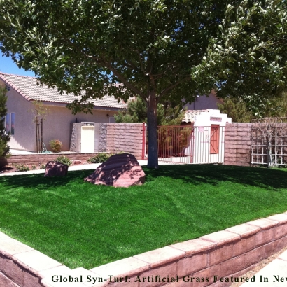 Fake Grass Carpet Cedar Crest, New Mexico Home And Garden, Front Yard Landscaping