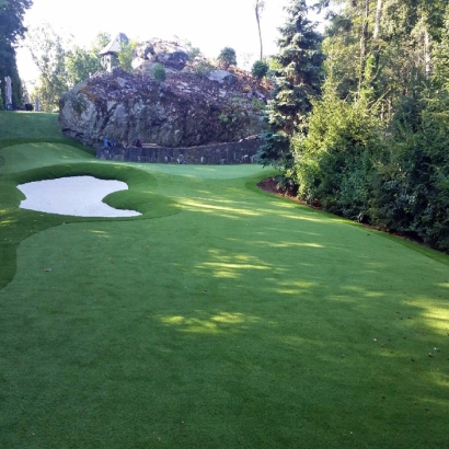 Faux Grass El Valle de Arroyo Seco, New Mexico Home Putting Green, Commercial Landscape