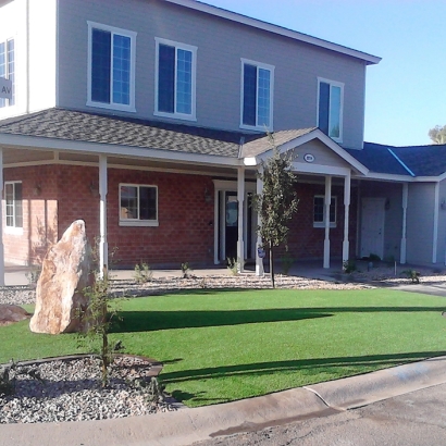 Grass Installation Edgewood, New Mexico Landscape Rock, Front Yard Landscape Ideas