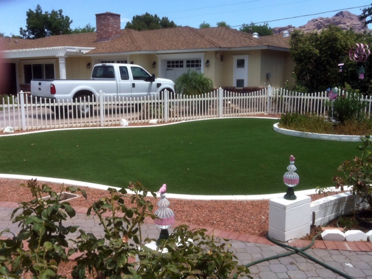 Artificial Grass Installation Chili, New Mexico Landscaping, Front Yard