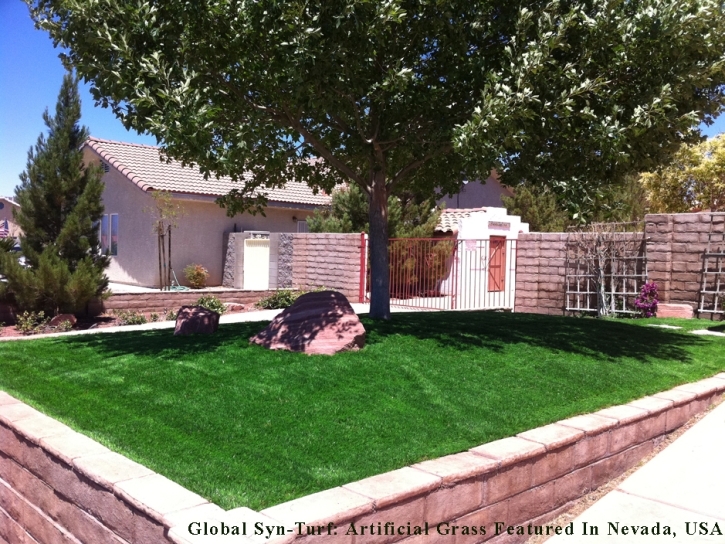 Fake Grass Carpet Cedar Crest, New Mexico Home And Garden, Front Yard Landscaping