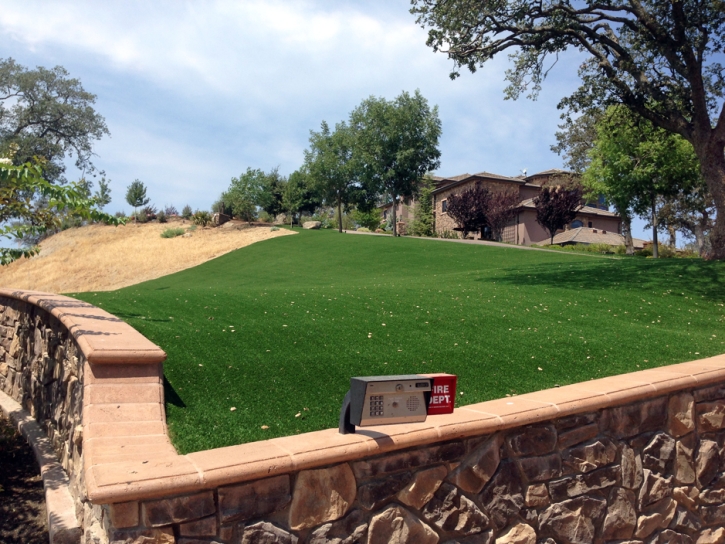 Fake Grass Carpet Las Maravillas, New Mexico Landscape Rock, Front Yard Design