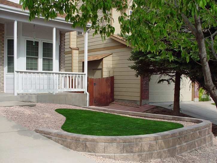 Fake Grass Naschitti, New Mexico, Small Front Yard Landscaping