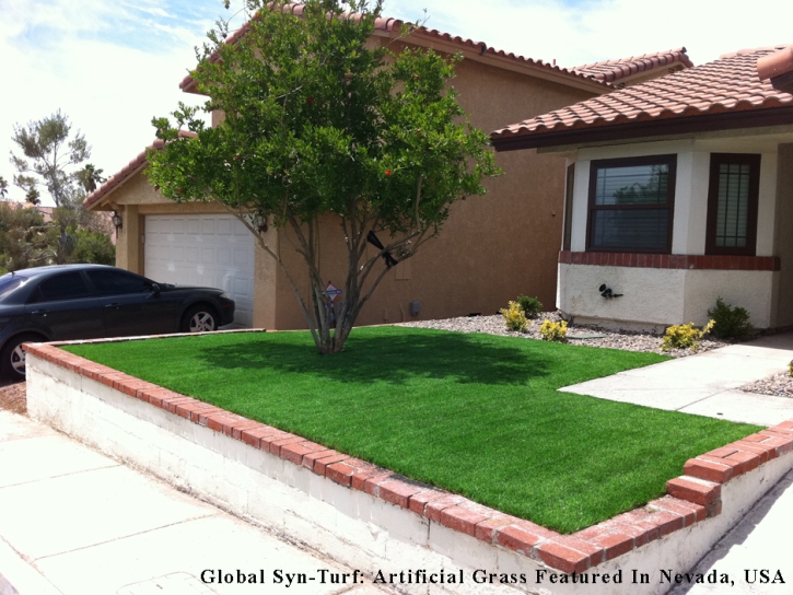 Faux Grass Tijeras, New Mexico Landscape Ideas, Front Yard
