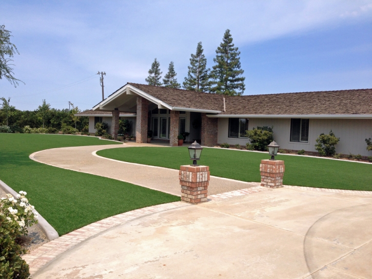 Installing Artificial Grass Agua Fria, New Mexico Landscape Design, Small Front Yard Landscaping