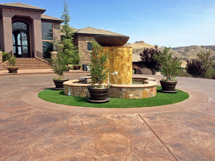 Installing Artificial Grass Milan, New Mexico Landscaping Business, Front Yard Design